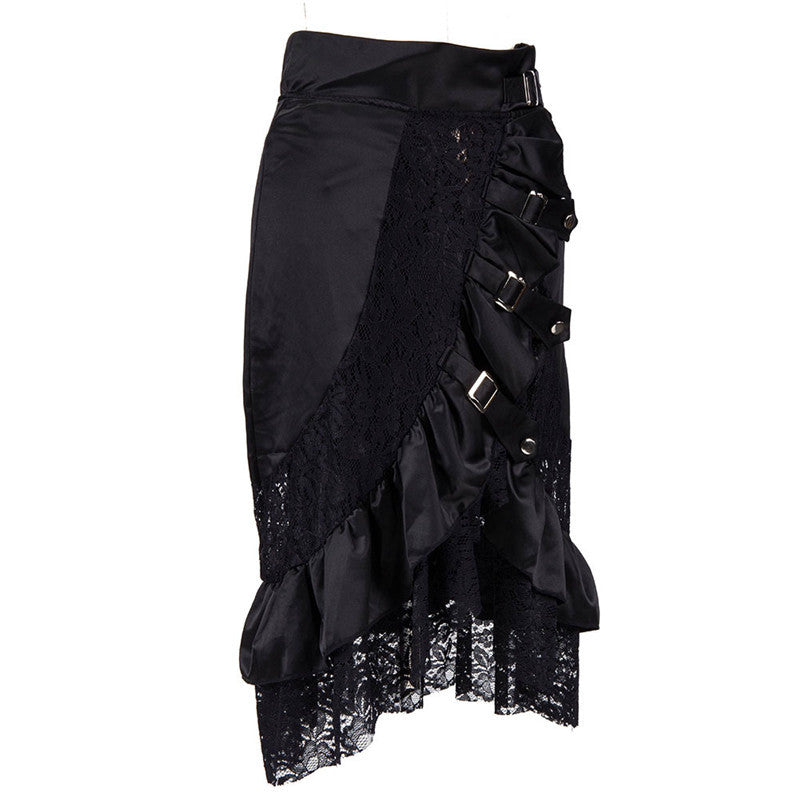 Fashion Lace Punk Rock Gothic Skirt