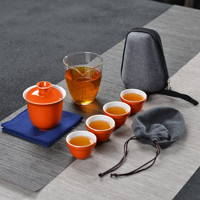 Japanese Kungfu Tea Set Travel Suit