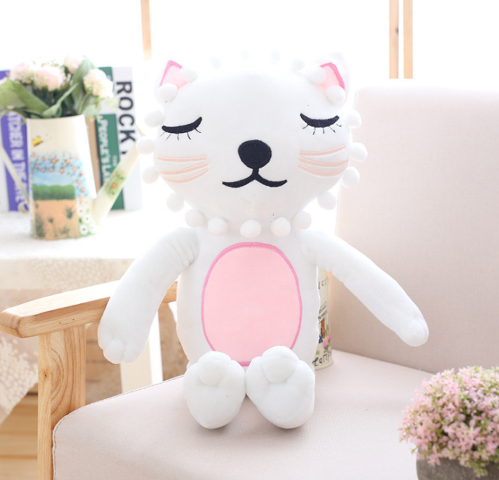 Kawaii Cat Lion Plush Toy Soft Stuffed Animal Doll Toys For Children Baby Room Decorative Pillow Cushion Gift