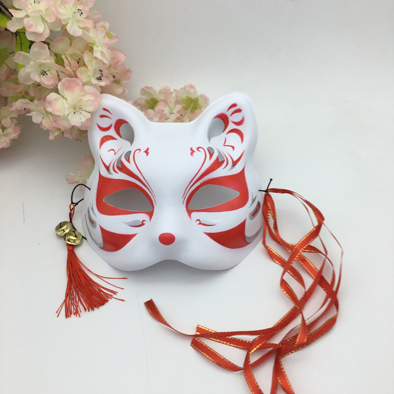 Painted Japanese Style Japanese Style Fox Half Face Antique Cat Face Mask