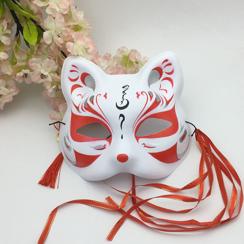 Painted Japanese Style Japanese Style Fox Half Face Antique Cat Face Mask