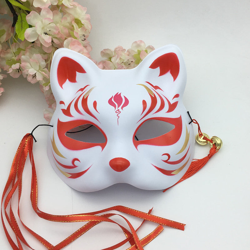 Painted Japanese Style Japanese Style Fox Half Face Antique Cat Face Mask