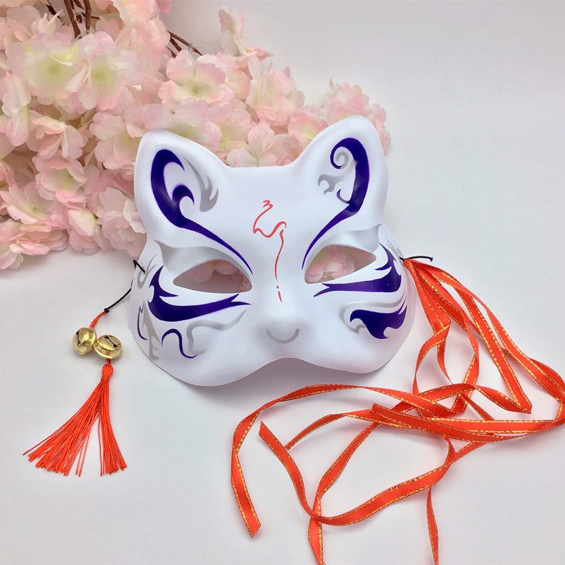 Painted Japanese Style Japanese Style Fox Half Face Antique Cat Face Mask