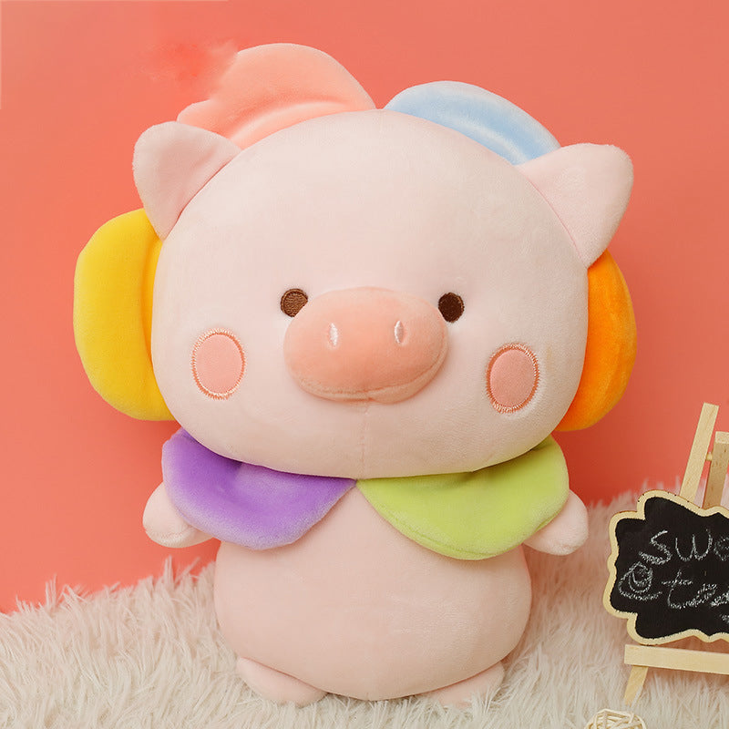 Kawaii Bear Plush Doll Cute Flower Animal Pillow Plush Toy