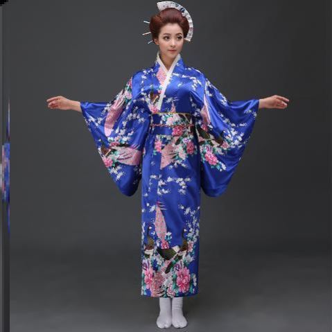 Japanese God Girl In Kimono Traditional Japanese Style