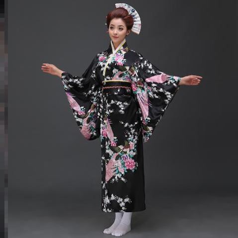 Japanese God Girl In Kimono Traditional Japanese Style