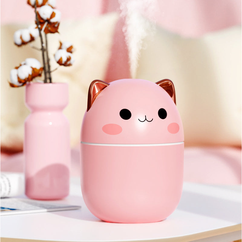 Cartoon Kawaii Air Humidifier 250ML Aroma Essential Oil Diffuser USB Cool Mist Sprayer For Bedroom Home Car Fragrance Diffuser