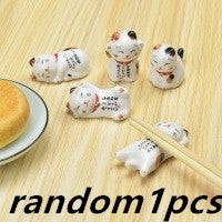 Home Hotel Japan Lucky Ceramic Chopstick Holder