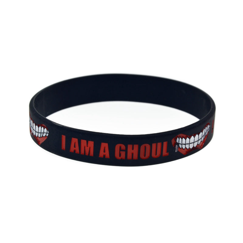 Japan Anime Tokyo Ghoul Silicone Rubber Bracelet Bangle