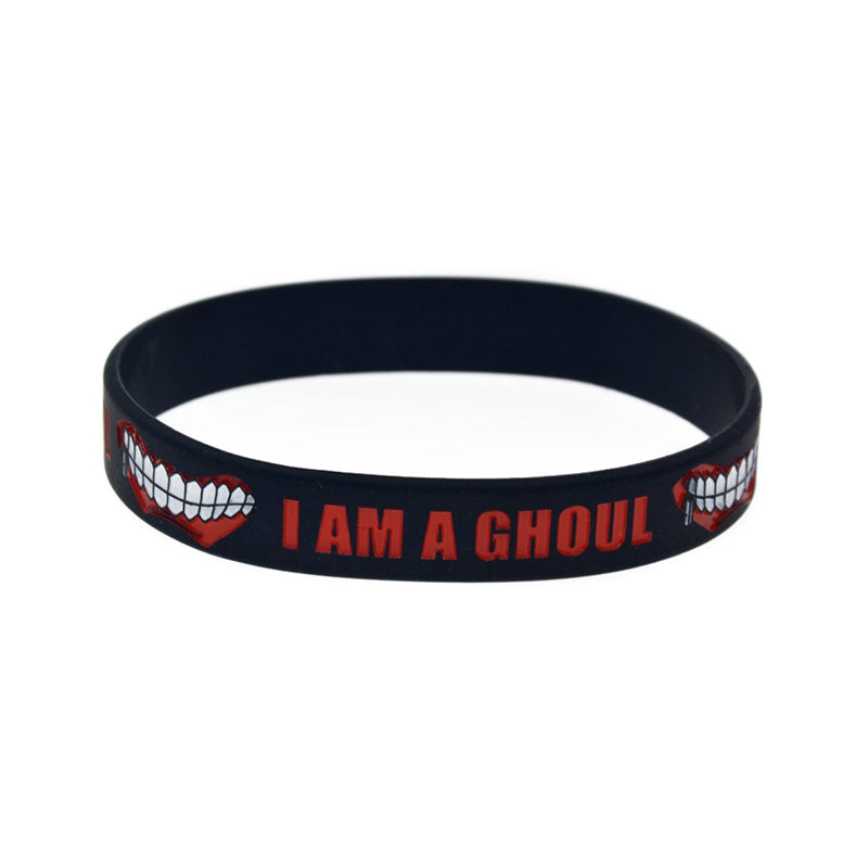 Japan Anime Tokyo Ghoul Silicone Rubber Bracelet Bangle