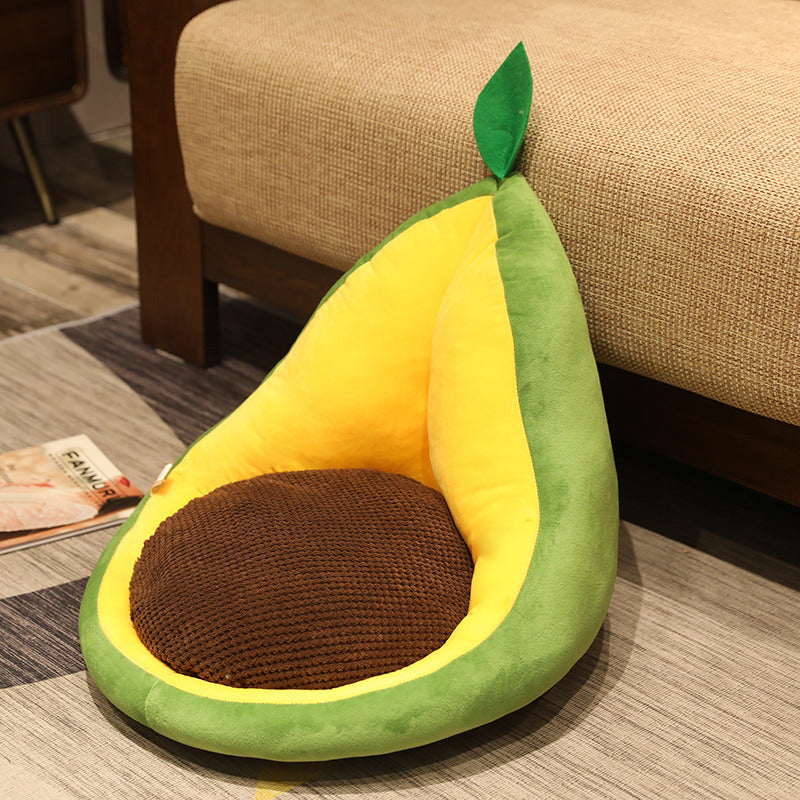 Kawaii Multifunction Plush Fruit Soft Stuffed Cactus Avocado Carrot Pillow Toys Home Office Decor Chair Seat Cushion