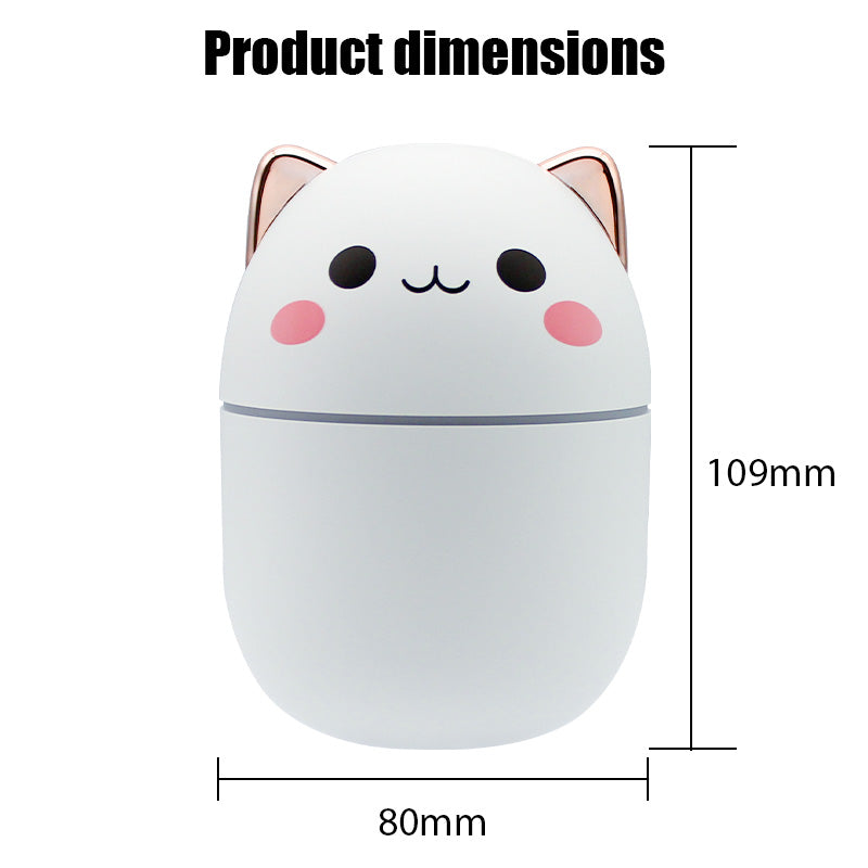 Cartoon Kawaii Air Humidifier 250ML Aroma Essential Oil Diffuser USB Cool Mist Sprayer For Bedroom Home Car Fragrance Diffuser